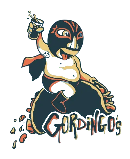 Gordingo riding taco logo color 1