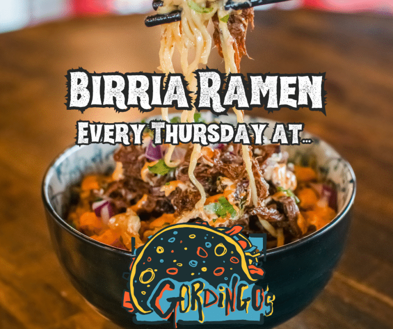 Birria Ramen every Thirsday at Gordingo's